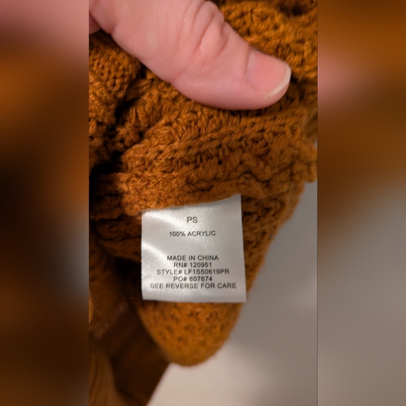 Olive And Oak Women's Brown Cardigan Duster Sweater - Picture 4 of 6